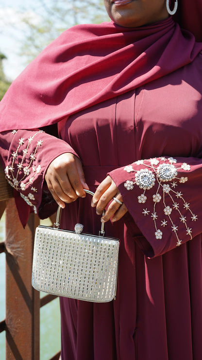 Sahar Crimson Abaya
