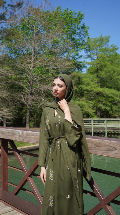 Luna Olive Abaya